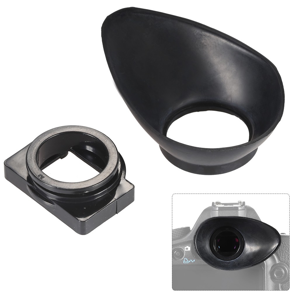 Ĩ Rubber 22mm DSLR Camera Photo Eyecup Eye Cup Eyepiece Hood for Nikon D7100 D7000 D5200 D5100 D5000 D3200 D3100 D3000 D