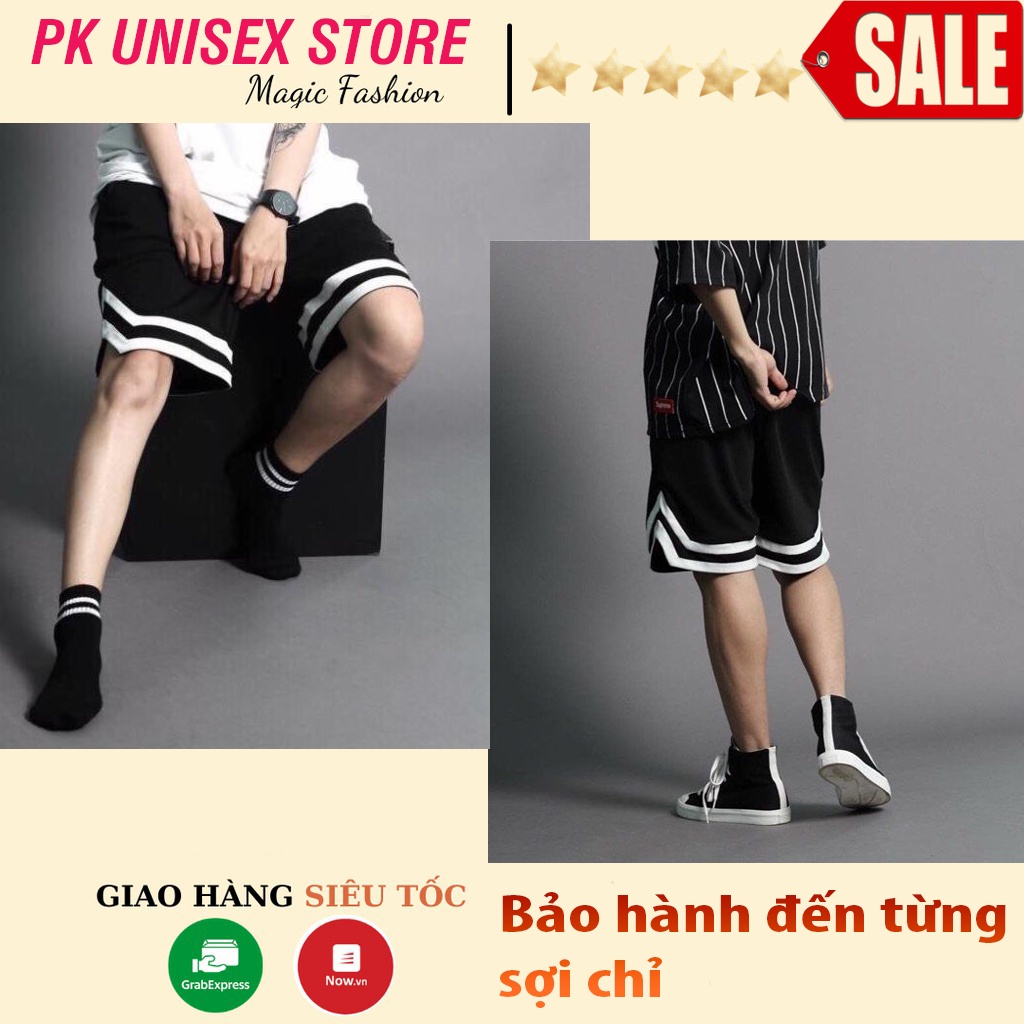 Quần Short Đùi Nam Chữ V 2 Sọc💥 Quần Short Unisex Line 2v Ngược Unisex Hàng Loại 1 Chất Siêu Mát Siêu Co Dãn 💥SIÊU HOT💥