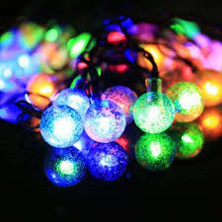 Đèn nháy pha lê trang trí noel, lễ tết - 10m 60 bóng