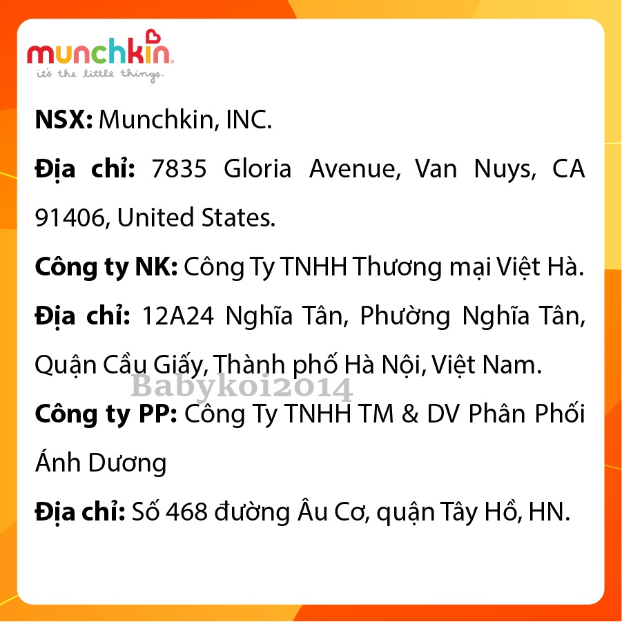 Khay ăn dặm chia ngăn chống trượt Munchkin cho bé