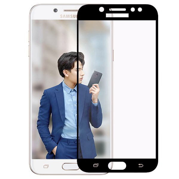 Kính cường lực Samsung galaxy J7 plus full màn hình cao cấp