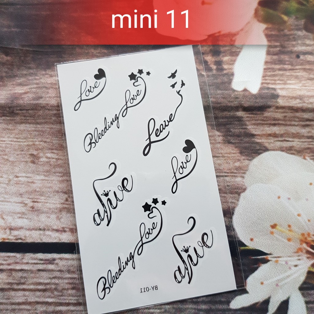 ☆ Hình Xăm Dán Tạm Thời Chống Nước Mẫu T16 ☆