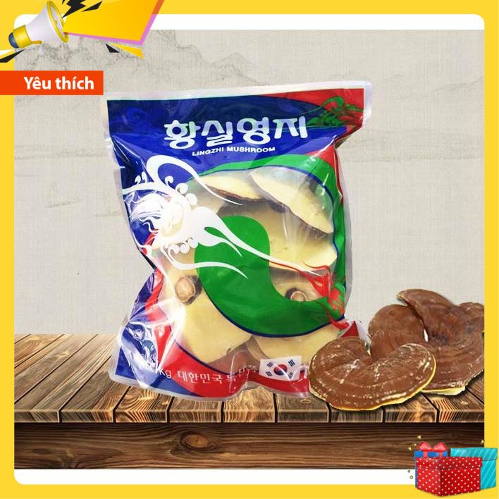 [ Free Ship ] Nấm Linh Chi Thái Lát Hàn Quốc Túi Xanh 1kg - Chính Hãng | BigBuy360 - bigbuy360.vn