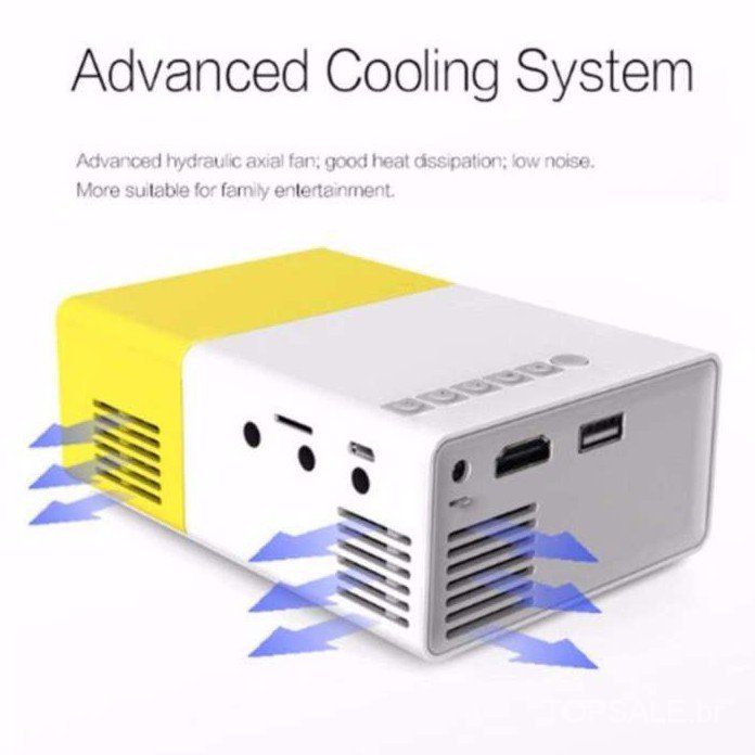 Máy ChiếU Mini ODSCN YG-300, Độ SáNg 600 Lumens