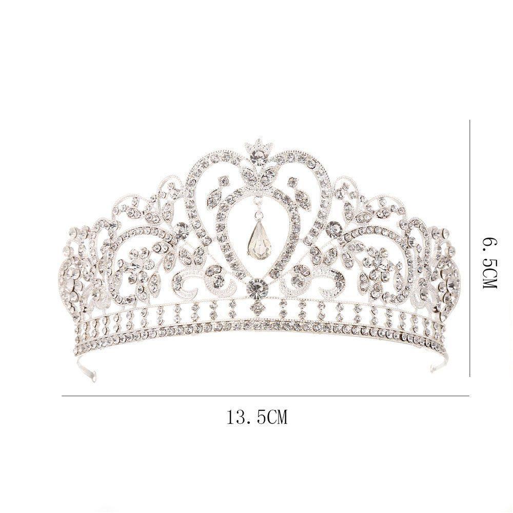 Vương Miện Cài Tóc Đính Đá Sang Trọng VANES1