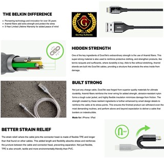 Cáp Lightning Belkin F8J207bt04