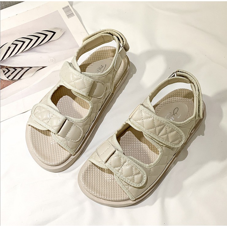 Sandal Thể Thao Dán Thần Kỳ Thời Trang Mùa Hè Mới Cho Nữ