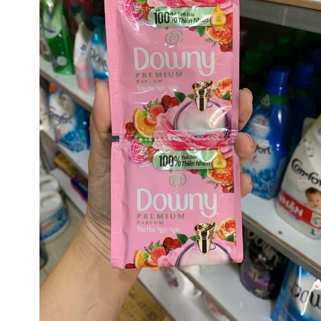 Dây 10 gói Nước xả vải Downy hương mới (gói 20ml)