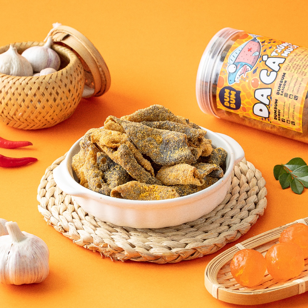Da cá trứng muối 170g DumBum đồ ăn vặt Hà Nội