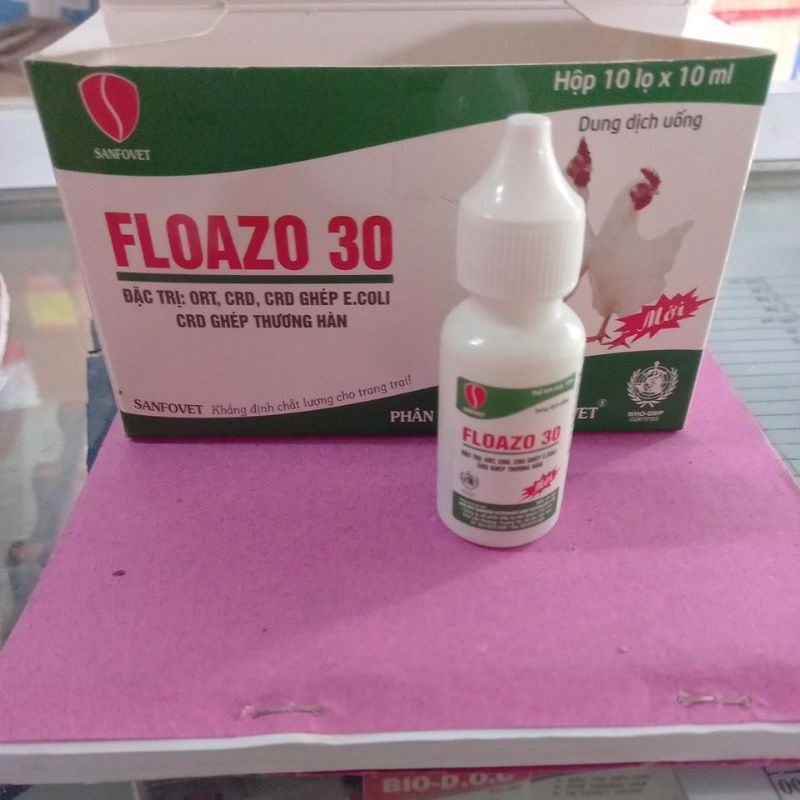 Đặc trị ORT, CRD, CRD ghép ecoli, CRD ghép thương hàn flo30%