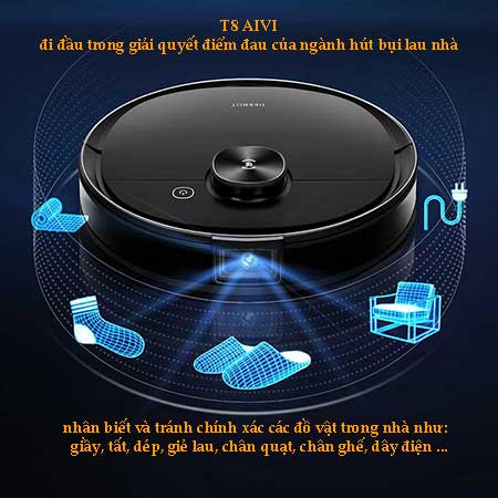 Robot hút bụi lau nhà Ecovacs T8 AIVI - New 100% - [TẶNG ID ECOVACS HOME]