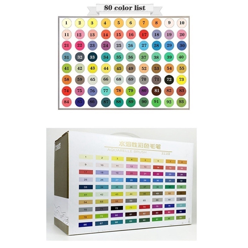 1pc Bút Màu Nước 2 Đầu