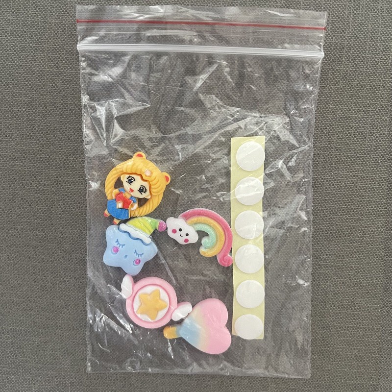 Bộ 4 miếng Sticker 3d trang trí bình nước giữ nhiệt
