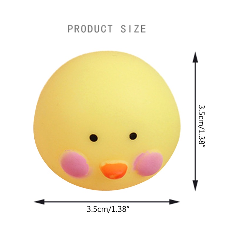 Đồ chơi hình con gà mềm có rãnh giảm căng thẳng cho trẻ em