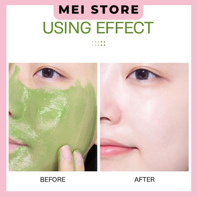 Mặt Nạ Bùn LAIKOU Chiết Xuất Matcha Làm Sạch Sâu 80g