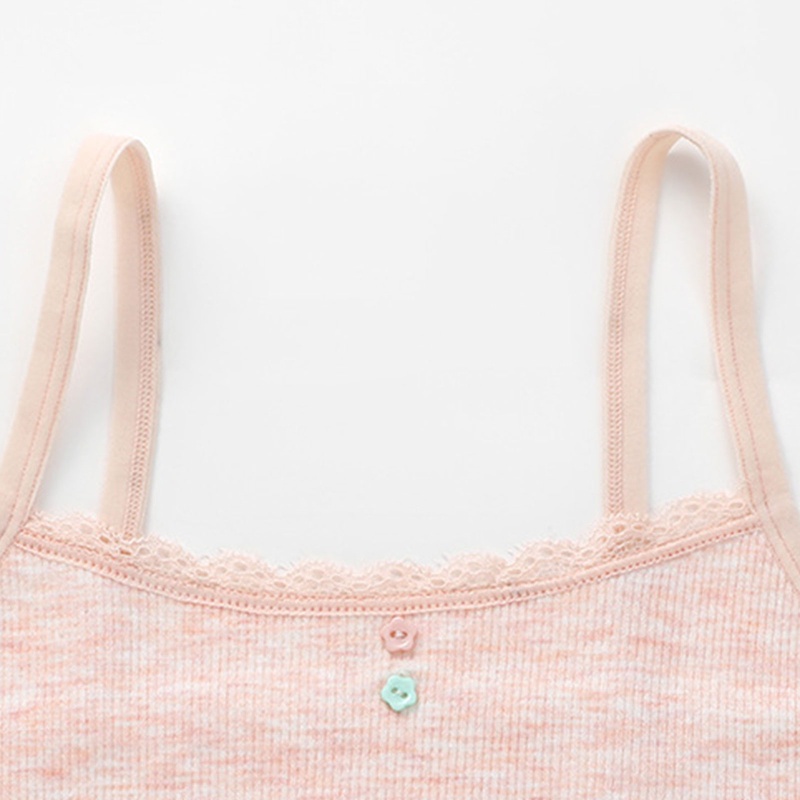 Áo Ngực Cotton Không Gọng Họa Tiết Gấu Hoạt Hình Dễ Thương Cho Bạn Gái