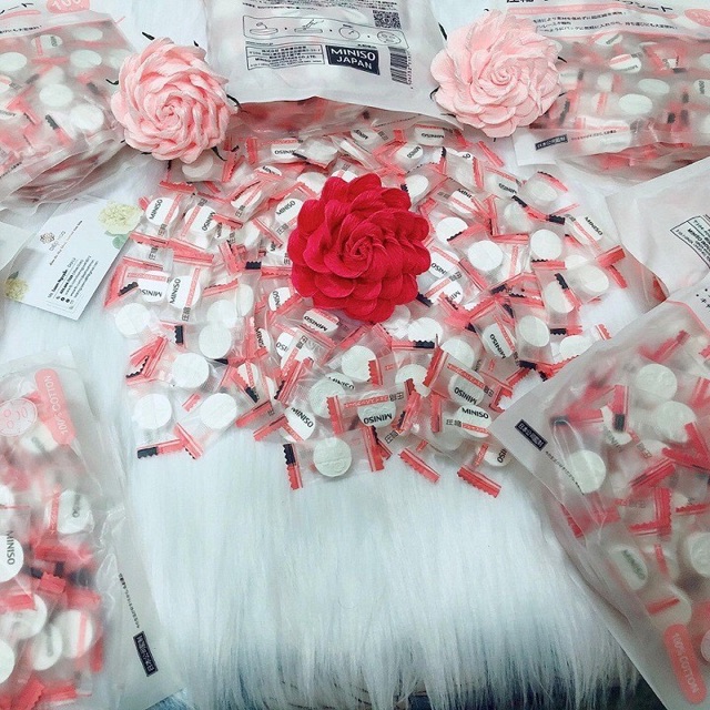 Mặt nạ viên nén Miniso gói 100 viên