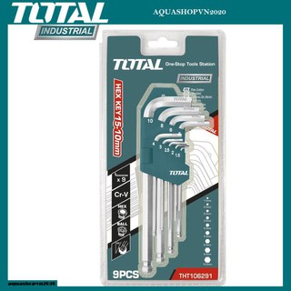 1.5-10MM BỘ KHÓA LỤC GIÁC ĐẦU BI 9 CHI TIẾT TOTAL THT106291