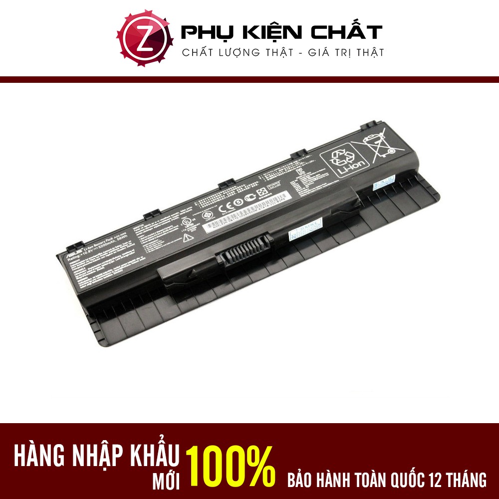 Pin cho Laptop Asus N56 N56V N56VB N56VJ N56VM N56VV N56VZ Hàng Nhập Khẩu Bảo Hành Toàn Quốc 12 Tháng !