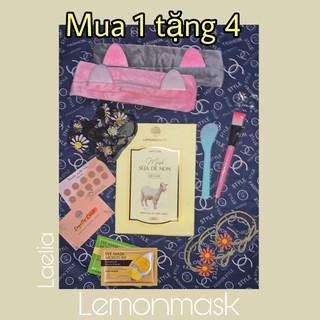 (50G) MẶT NẠ SỮA DÊ NON LEMONMASK CHÍNH HÃNG 100% ( mua 1 tặng những 4 quà xinh)