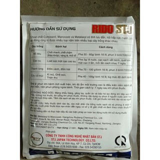 Thuốc trừ bệnh ridoxanil 800WP