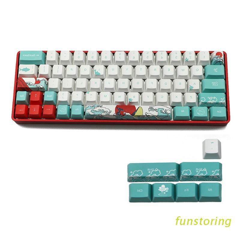 Set 71 Nút Bấm Bàn Phím Dùng Để Trang Trí Dành Cho Máy Tính Xách Tay Gh60 Xd64 Dz60 Gk61 Gk64