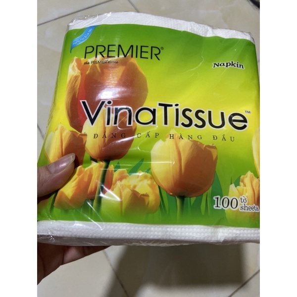KHĂN GIẤY ĂN PREMIER 100 tờ
