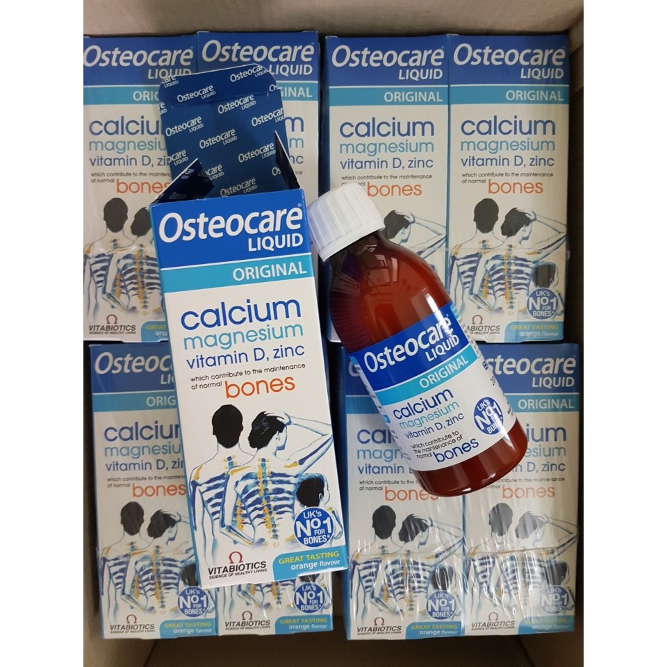 Canxi nước Osteocare Liquid 200ml - Osteocare Calcium Magnesium VitaminD Zinc