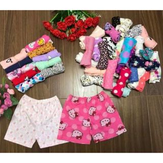 Combo 10 quần đùi chục bozip,tăm tre,thông hơi cho bé trai và gái