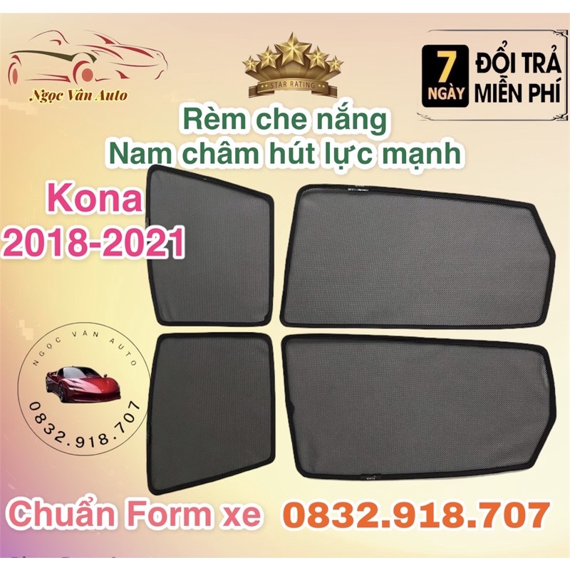 Rèm Che Nắng Nam Châm Kona 2018 - 2021 hàng loại 1