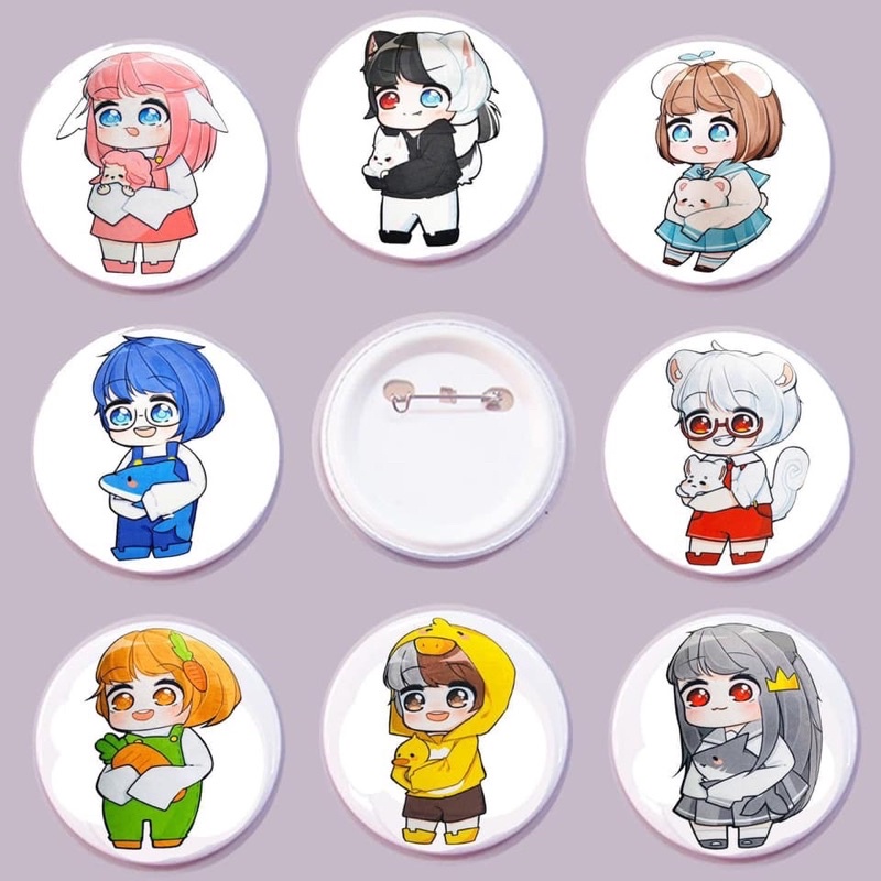 Huy hiệu hero team 3 cái