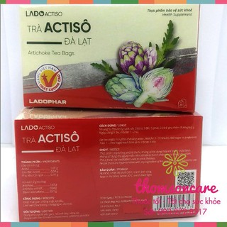 Trà Actiso Ladophar 20 túi lọc