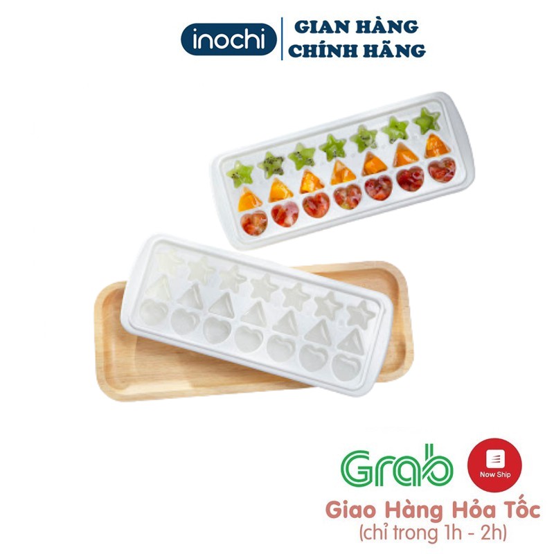 Khay Làm Đá Tủ Lạnh INOCHI Làm Đá Sáng Tạo Cho Bé Loại 21 Viên