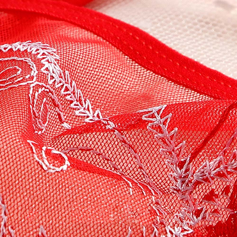1/8 Quần lót lọt khe phối ren lưới trong suốt gợi cảm cho nữ chất lượng cao