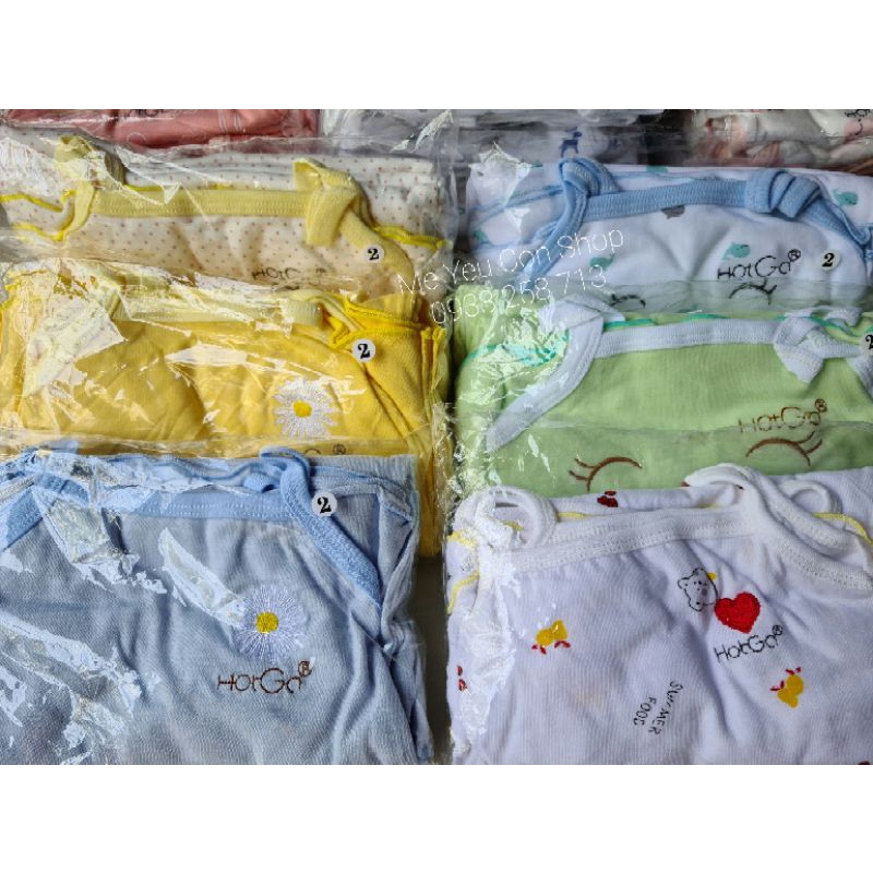 [Chọn mẫu]  (5-8kg) BỘ QUẦN ÁO DÂY COTTON THUN CHO BÉ GÁI HOTGA