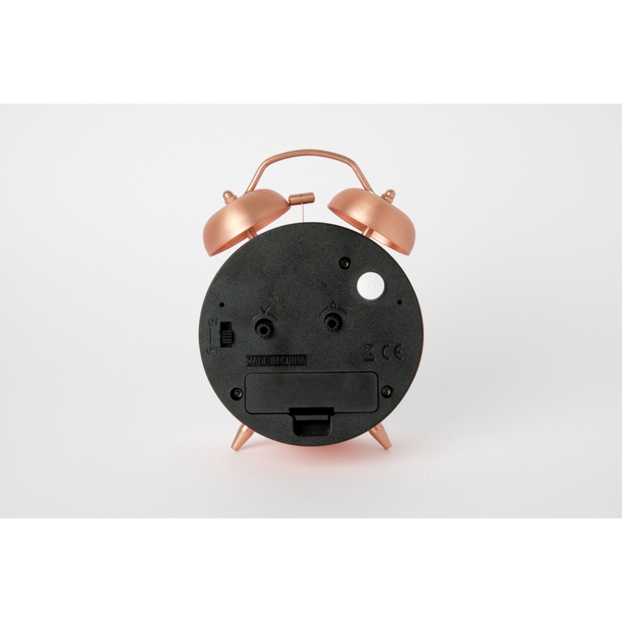 Đồng Hồ Để Bàn ARTBOX Hàn Quốc Bằng Kim Loại Mặt Nhám Màu Vàng Hồng (Lớn)