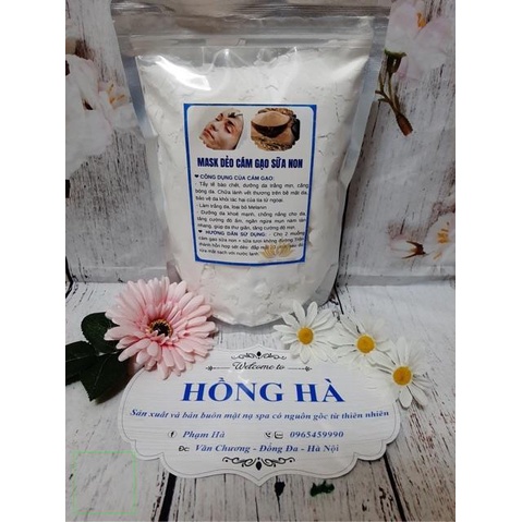 Mặt nạ dẻo cám gạo sữa non handmade 100gr