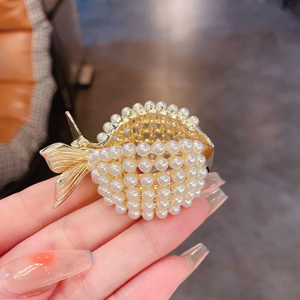 TWINKLE Kẹp Tóc Càng Cua Cá Mập Phong Cách Vintage Thanh Lịch Cho Nữ