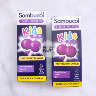 Siro tăng sức đề kháng + Zinc Sambucol Úc 120ml