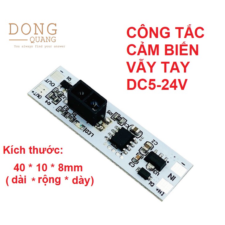 Công Tắc Cảm Biến Vẫy Tay DC5-24V Cho Đèn LED