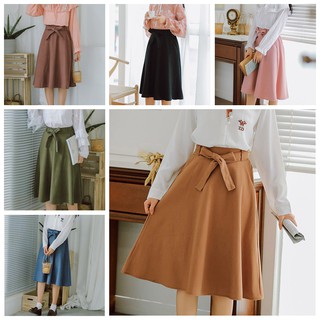 [Baywellfashion]Chân váy xếp li phong cách vintage dành cho nữ