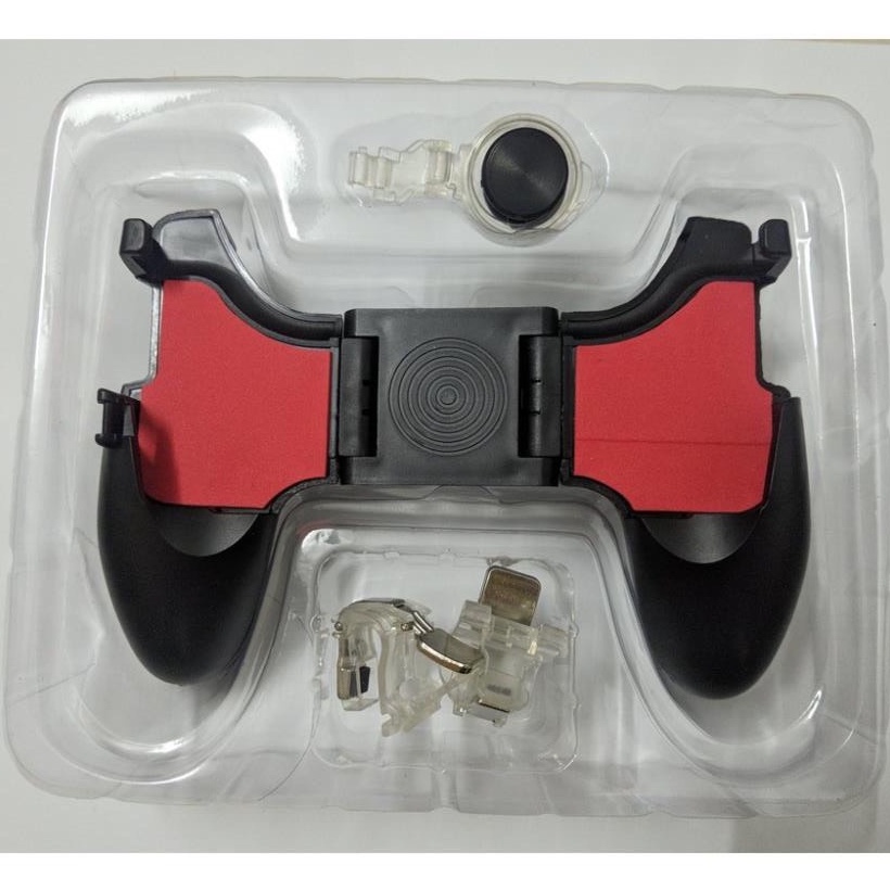 TAY CẦM GAME ĐIỆN THOẠI 5 in 1 KÈM NÚT JOYSTICK VÀ BỘ NÚT CHƠI PUBG LIÊN QUÂN MOBILE CHÓNG MỒ HÔI