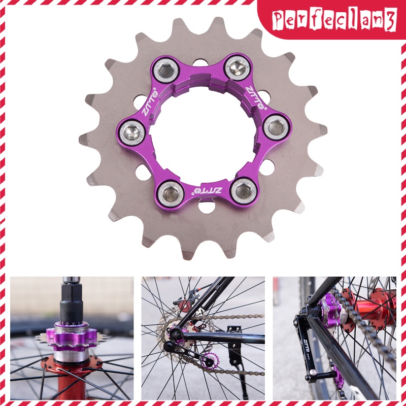 💕Thássia Sport Store💕 MTB Single 1 Speed Cassette Cog Fixed Gear Conversion Kit for 10/11s Hub