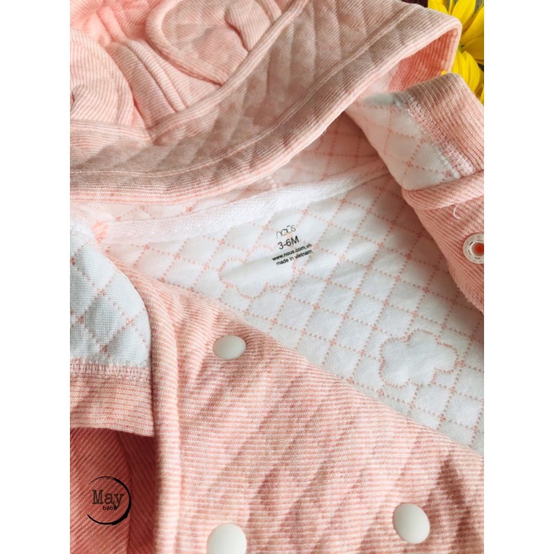 Áo khoác Nous 3-12M cho bé nón tai thỏ