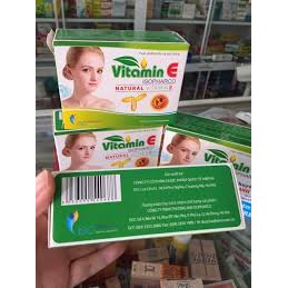 Viên uống Vitamin E Isopharco – Hỗ trợ ngăn ngừa lão hóa