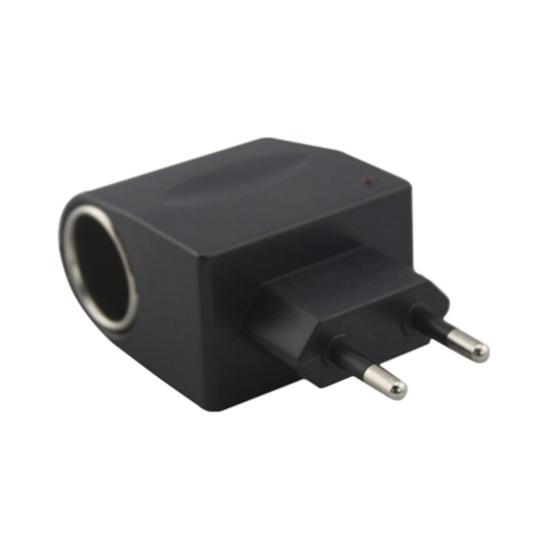 Tẩu Sạc 6W 500MA AC Có Phích Cắm EU US UK 220V AC Sang 12V Cho Xe Hơi