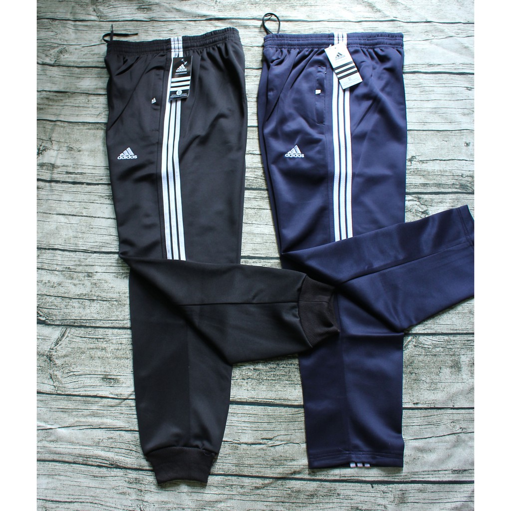 [ SIÊU SALE ]Quần nỉ thế thao 3 sọc nam màu đen | BigBuy360 - bigbuy360.vn