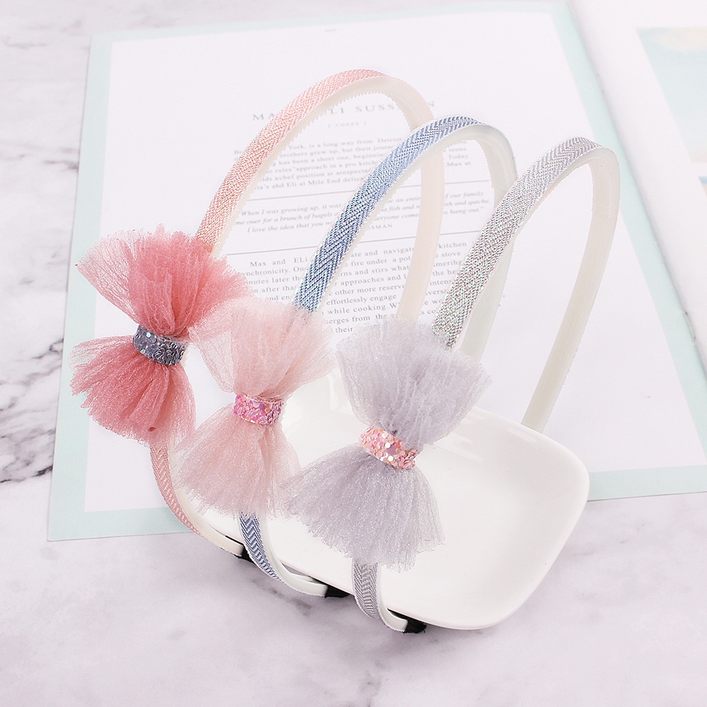 1 băng đô cài tóc đính nơ họa tiết hoạt hình dễ thương cho bé gái BACK2LIFE