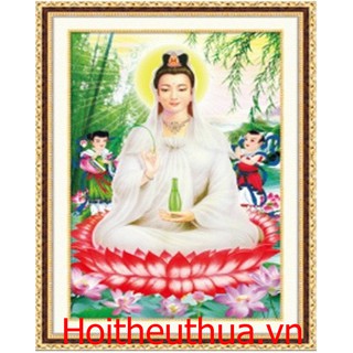 Tranh đính đá Phật Quan Âm LV341 (chưa đính)