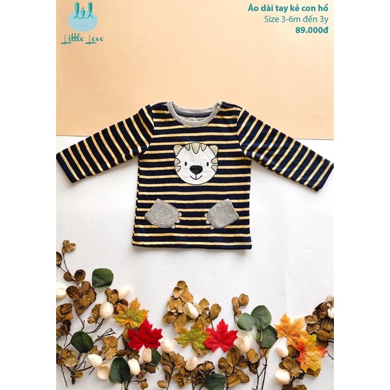 [Xả hàng Little Love] Xả hàng áo dài tay chính hãng Little love size 3-36m